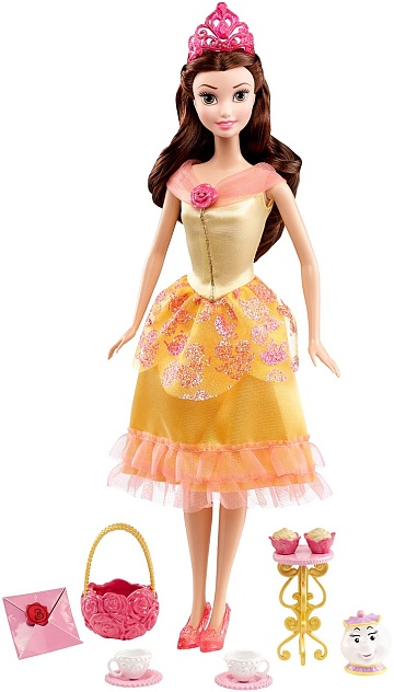 Disney Princess Кукла Белль в наборе с аксессуарами CJK90  CJK89