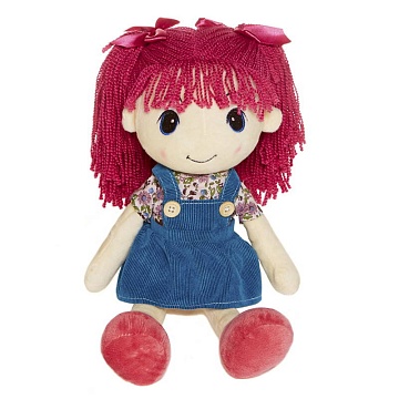 Кукла Стильняшка с малиновыми волосами, 40см MT-HH-R9068E2