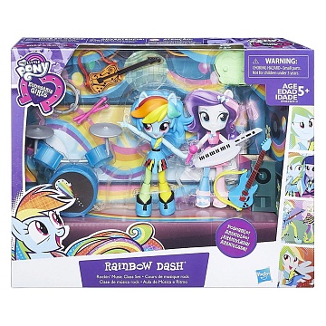MY LITTLE PONY Equestria Girls Мини игровой набор мини-кукол Rainbow Dash B9484 B4910