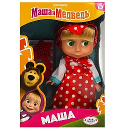 Кукла «Маша» в красном сарафане, без звука, 15см 357884