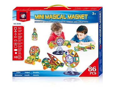 Магнитный конструктор Magical Magnet (86 деталей)