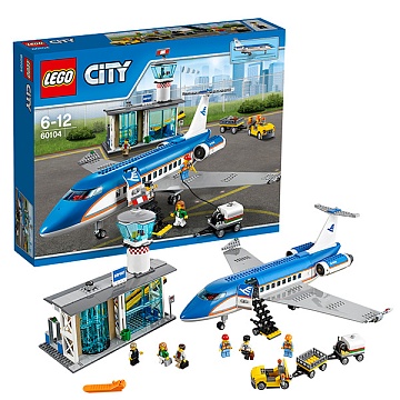 Lego City Пассажирский терминал аэропорта 60104 Лего Город