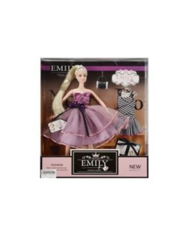 Кукла "Эмили" Розовая серия с аксес. QJ077C