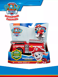 Щенячий патруль. Игр набор Машинка с фигуркой Маршалл, 15см.Paw Patrol 43674