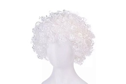 Парик карнавальный (белый) S2109