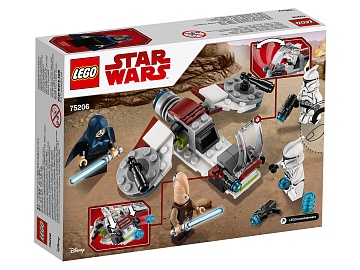 Lego Star Wars Боевой набор джедаев и клонов-пехотинцев 75206 Звездные войны 