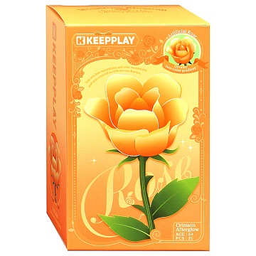Конструктор роза жёлтая 31дет K22104