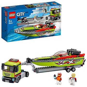 Lego City Great Vehicles Транспортировщик скоростных катеров 60254 Лего Город