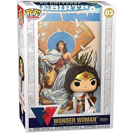 Фигурка Funko POP! Comic Covers DC Wonder Woman 80th Wonder Woman (Rebirth) On Throne (03) 55010 (10013160/110622/3294931/1, Вьетнам)