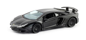 Lamborghini Aventador LP 750-4 Superveloce (цвет черный матовый) Машина металлическая RMZ City 1:32 --