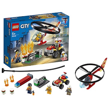 Lego City Пожарный спасательный вертолёт Лего Город 60248