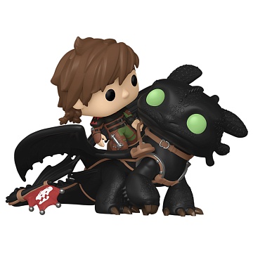 Фигурка Funko POP! Rides How to Train Your Dragon 2 Hiccup with Toothless (123) 81181 (00055302/230724/0111266/17, Китай)