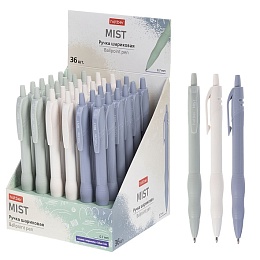 РУЧКА шариковая Hatber Mist Синяя 0,7мм 36 шт в кар 087387