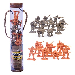 Набор солдатиков в тубусе 166H-56