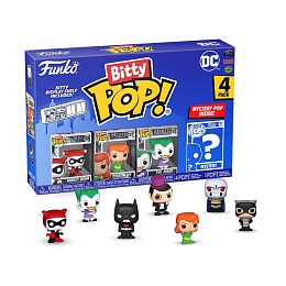 Фигурка Funko Bitty POP! DC Comics S3 Harley Quinn+Poison Ivy+Joker+Mystery (1 of 4) 4PK 71313 (10013160/070424/5019317/4, Китай)