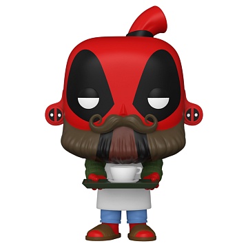 Фигурка Funko POP! Bobble Marvel Deadpool 30th Coffee Barista 54653