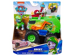 Щенячий патруль. Игровой набор Rescue Wheels с фигуркой Рокки. Paw Patrol 63578