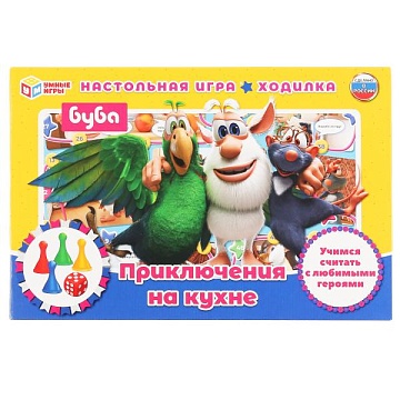 Настольная игра-ходилка "Приключения на кухне. Буба" 301328