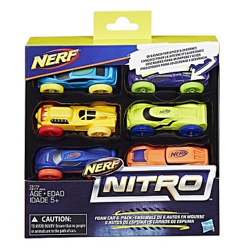 Nerf Nitro. Набор из 6 машинок