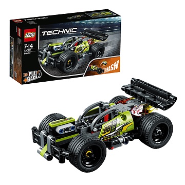 Lego Technic Зеленый гоночный автомобиль 42072 Лего Техник 