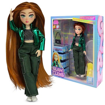 Модная кукла коллекция Glam Teens Джинни с аксессуарами, 25 см GT00004