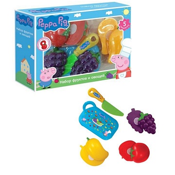 Peppa Pig Игровой набор фруктов и овощей 5 предметов