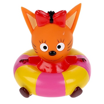 Игрушка для ванны "Три кота. Карамелька на круге" в сетке 337909