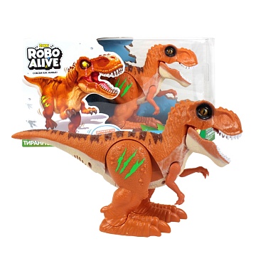 Робо - Тираннозавр "RoboAlive" (оранжевый)