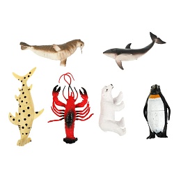 Набор игрушек из пластизоля «Морские животные» 347877