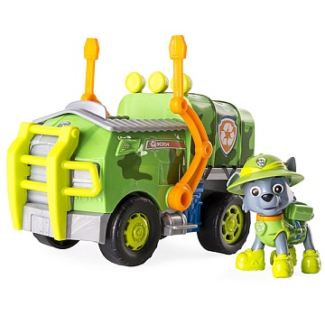 Машинка спасателя и щенок Paw Patrol Роки зелёный 16702
