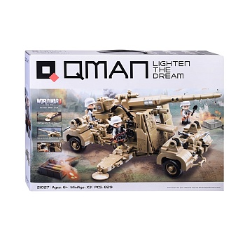Конструктор 21027 German 88mm Flak 829 дет 