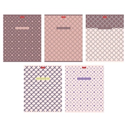 Тетрадь 48л А5ф клетка 60-65г/кв.м на скобе SOFT-TOUCH Fashion print- 092533