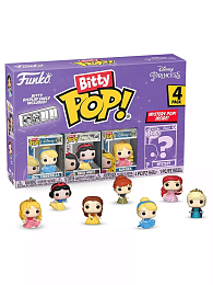 Фигурка Funko Bitty POP! Disney Princess S3 Cinderella+Snow White+Aurora+Mystery (1 of 4) 4PK 73029 (10013160/070424/5019317/4, Китай)