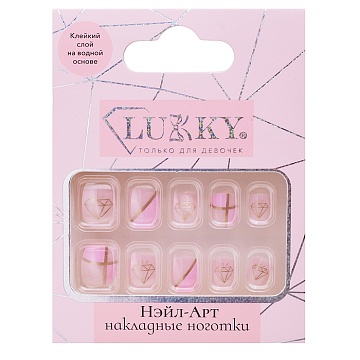 Lukky Нэйл-Арт наб. Diamond Graphics (10 накладных ногтей) Т26739