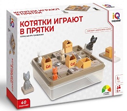 IQ ТРЕНИНГ Настольная логическая игра Котятки играют в прятки Т25566