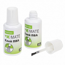 Клей ПВА с кисточкой X-Mate 20мл 071923
