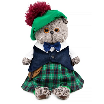 Басик в шотландском костюме Ks25-047