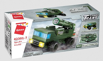 Конструктор 42301-7 T-Combo Trans Valiancy Missile vehicle