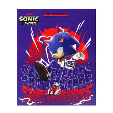 Пакет подарочный МАТОВЫЙ Sonic l 26*32*10 см ЧУДО ПРАЗДНИК 389910 