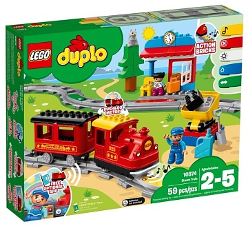 Lego Duplo Поезд на паровой тяге 10874 Лего Дупло