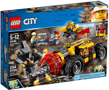 Lego City Тяжелый бур для горных работ 60186 Лего Город