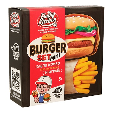 Slime Лаборатория. Funny Kitchen Mega Burger set SS500-40252
