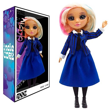 Модная кукла коллекция Glam Core, Энни Indie Core, в школьной форме, 27см GC2511