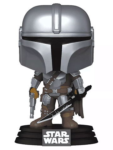 Фигурка Funko POP! Bobble Star Wars Mandalorian S9 The Mandalorian w/Darksaber (663) 76550 (10013160/090424/5019668/2, Вьетнам)