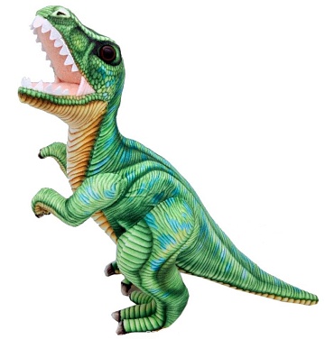 Динозавр Тиранозавр Рекс зеленый 40см  игрушка мягкая Т0140