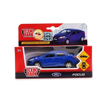 Металлическая модель "Ford Focus" (синий)