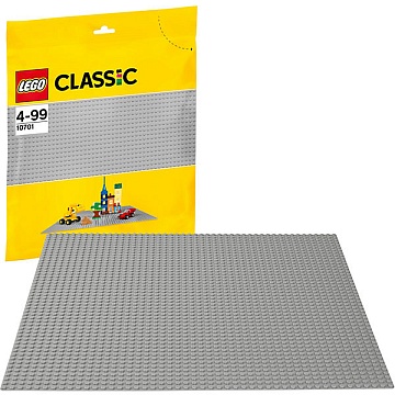 LEGO Classic Пластина строительная серого цвета 10701 Лего Классический