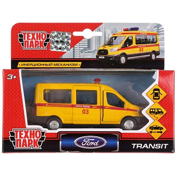 Металлическая модель "Ford Transit "Скорая" (желтая)