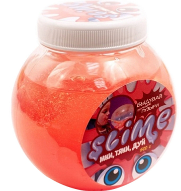 Лизун Slime "Mega Mix", розовый + белый 500 гр  S500-10