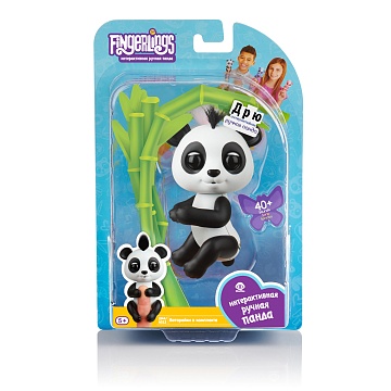 Fingerlings Интерактивная панда Дрю, 12 см 3564